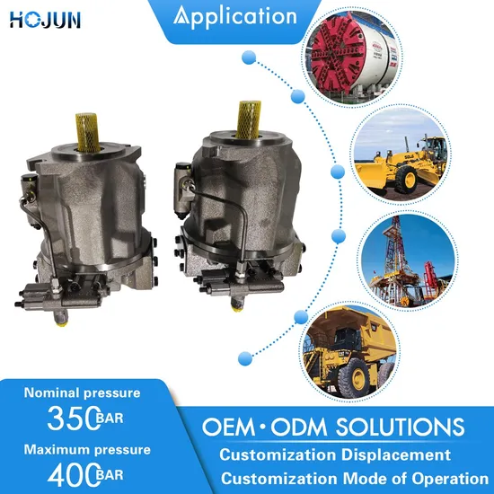 Replace Rexroth A10vo45 A10vo A10V Series A10vo45ED72/31L-Vuc12K68p Hydraulic Piston Pump